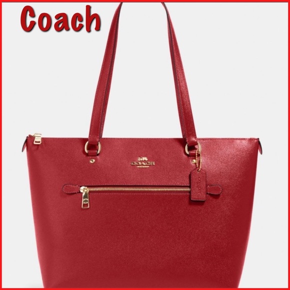Coach Handbags - Red Coach Red Tote